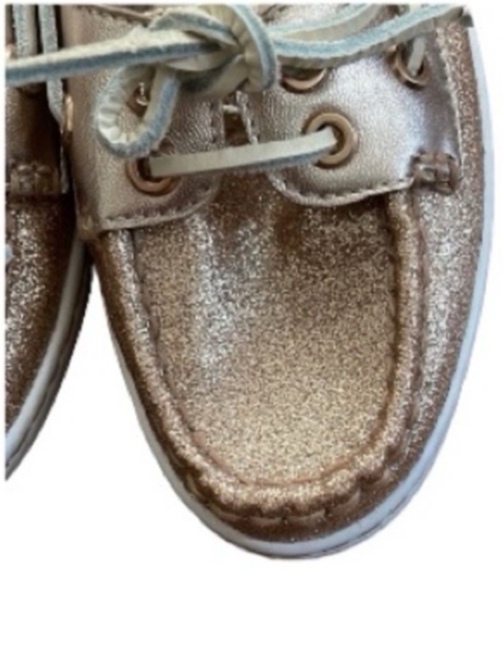 COACH Richelle Loafer Boat
Glitter Gold Sz 7B W - Picture 5 of 14